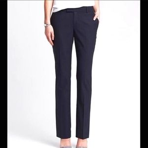 Banana Republic Martin Fit Lightweight Wool Blend Navy Suit Dress Pant